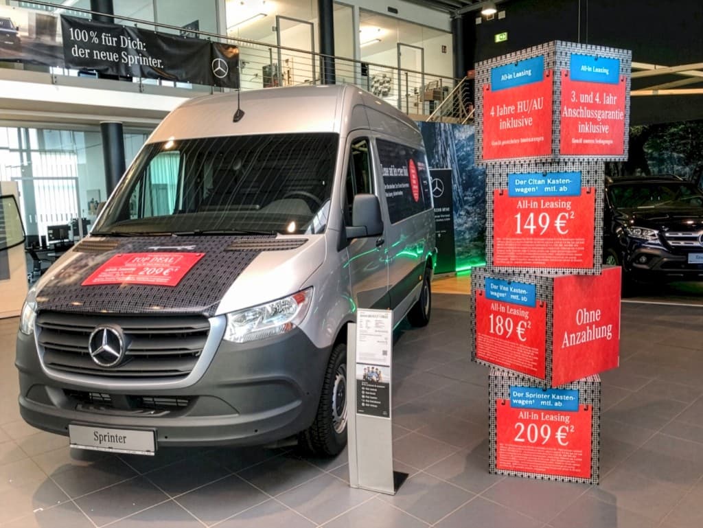 Mercedes-Benz eSprinter TOP DEAL POS Ausstellung